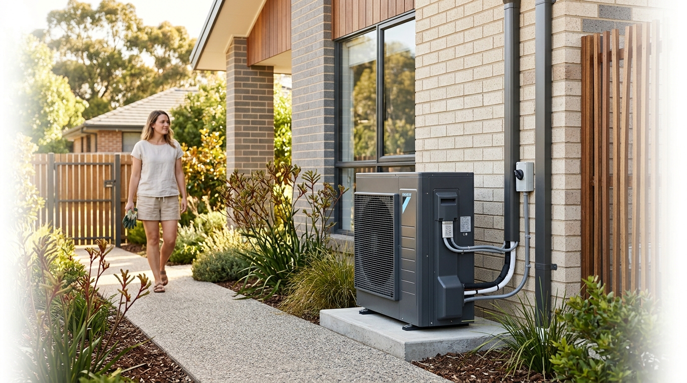 air con outdoor unit placement