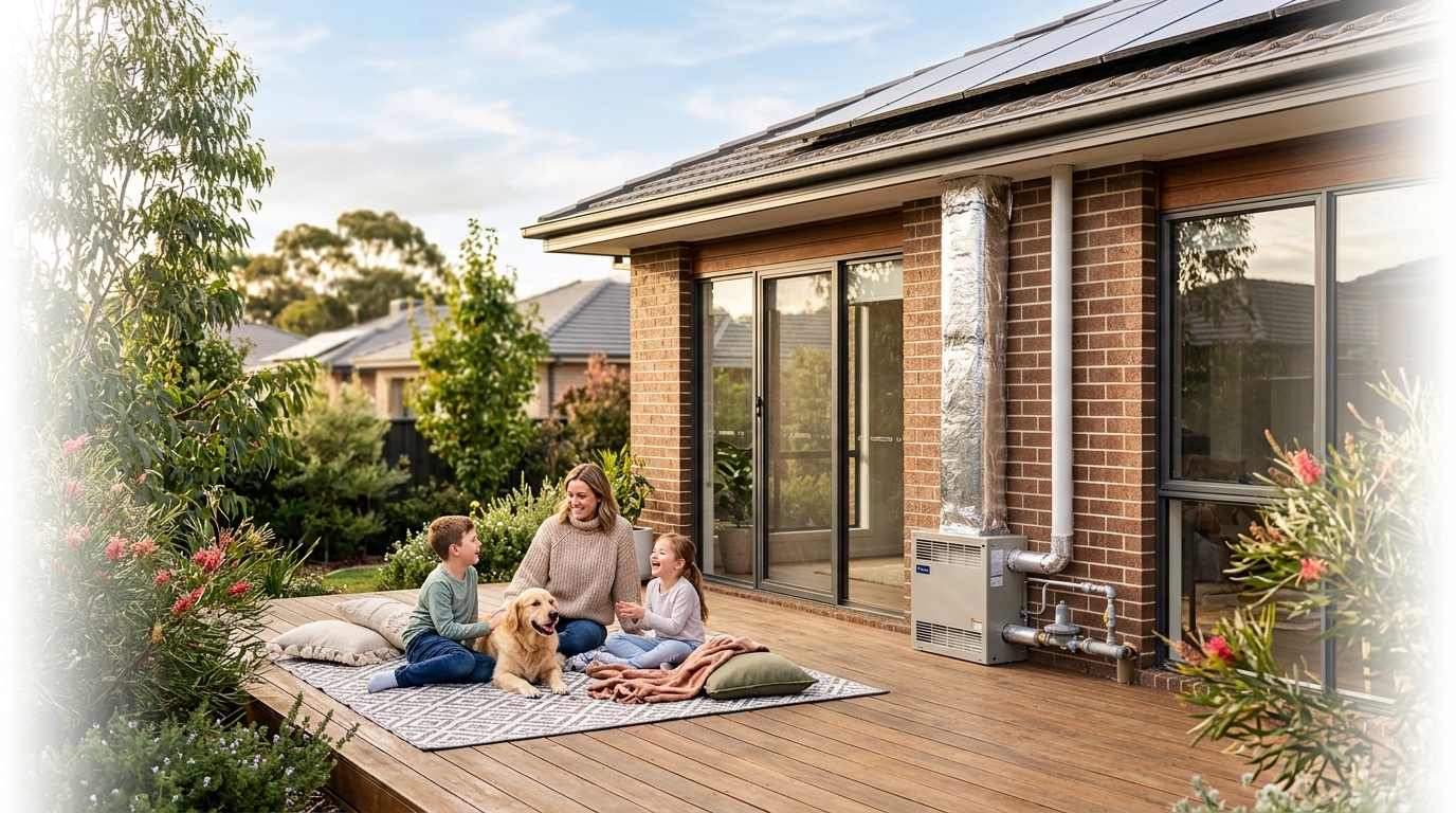 ducted heating gas